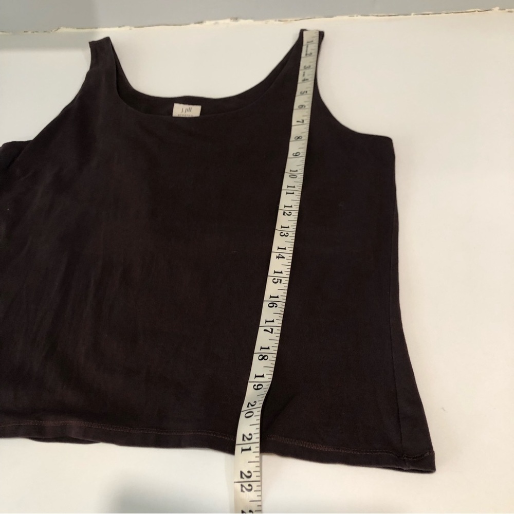 j jill tank top square neck brown size:L - Picture 8 of 9